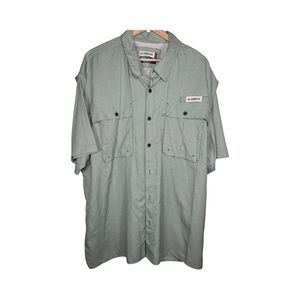 Magellan Outdoors Men's Light Green Button Down Shirt 078
